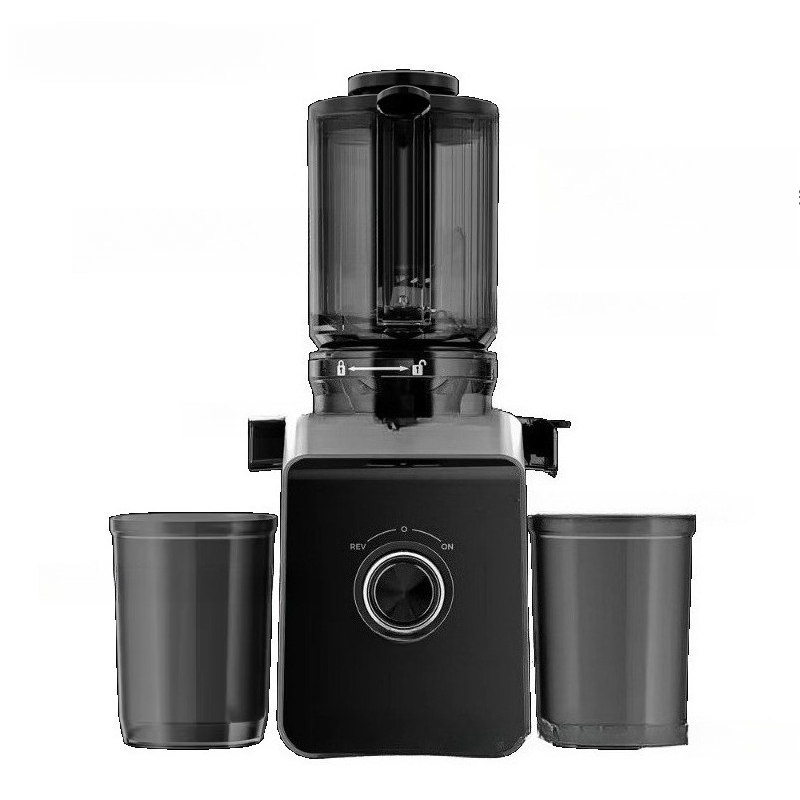 Electric Slow Juicer Cold Press - 最大出力680W、広口で低速回転のジューサー。果物全体を噛み砕いてジュースにするタイプ。家庭用でパワフルなコールドプレスジューサー。