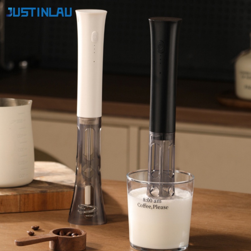 JUSTINLAU ハンディ電動ミルクフォーマー 3段階速度 - Electric Milk Frother Handheld のレビューと価格