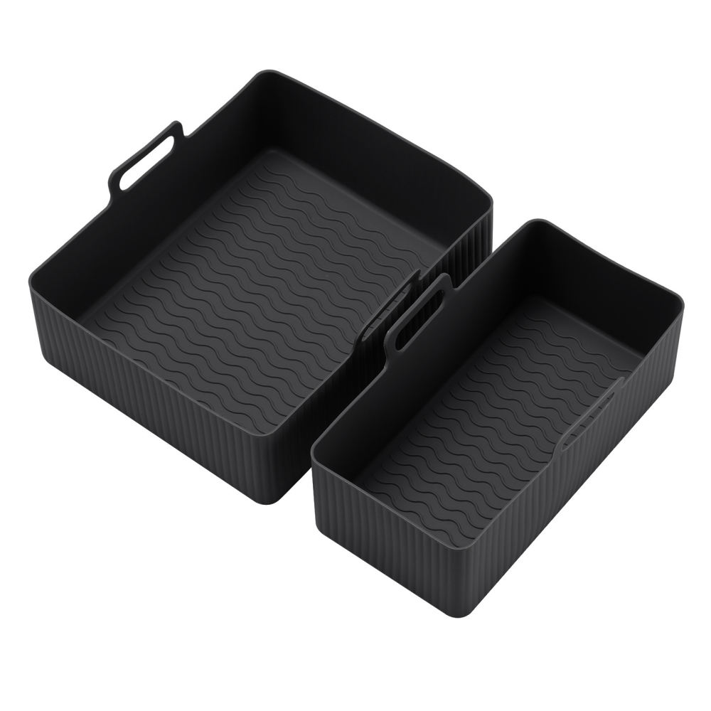 再利用可能なエアフライヤー用シリコン製トレイライナー、焦げ付 - Air Fryer Silicone Pot Liner のレビューと価格