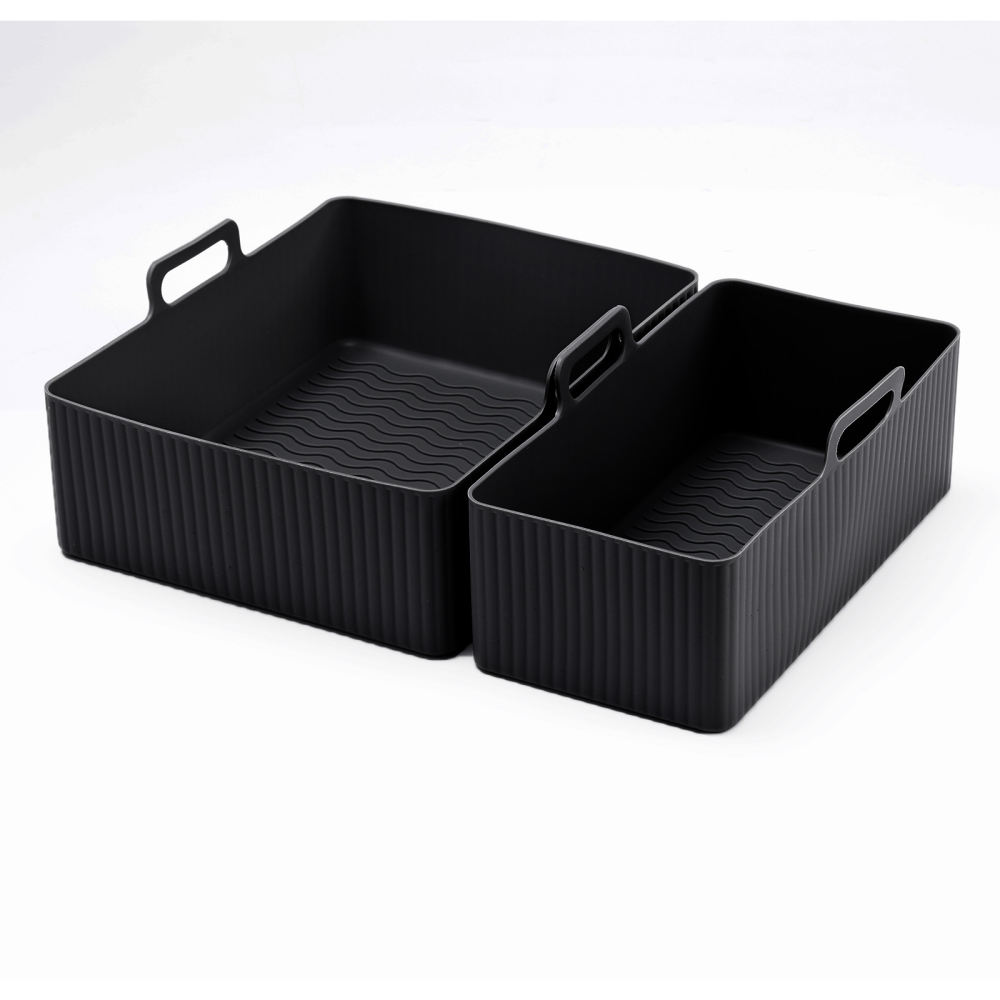 再利用可能なエアフライヤー用シリコン製トレイライナー、焦げ付 - Air Fryer Silicone Pot Liner のレビューと価格