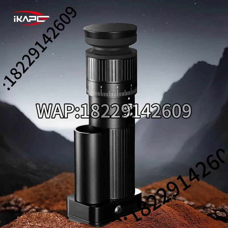 IKAPE 電気コーヒーミル、調整可能な刃式ミル、48mmの - Coffee Bean Grinder Electric のレビューと価格