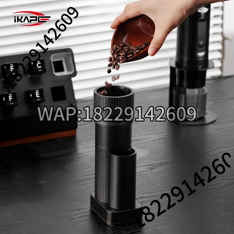 IKAPE 電気コーヒーミル、調整可能な刃式ミル、48mmの - Coffee Bean Grinder Electric のレビューと価格