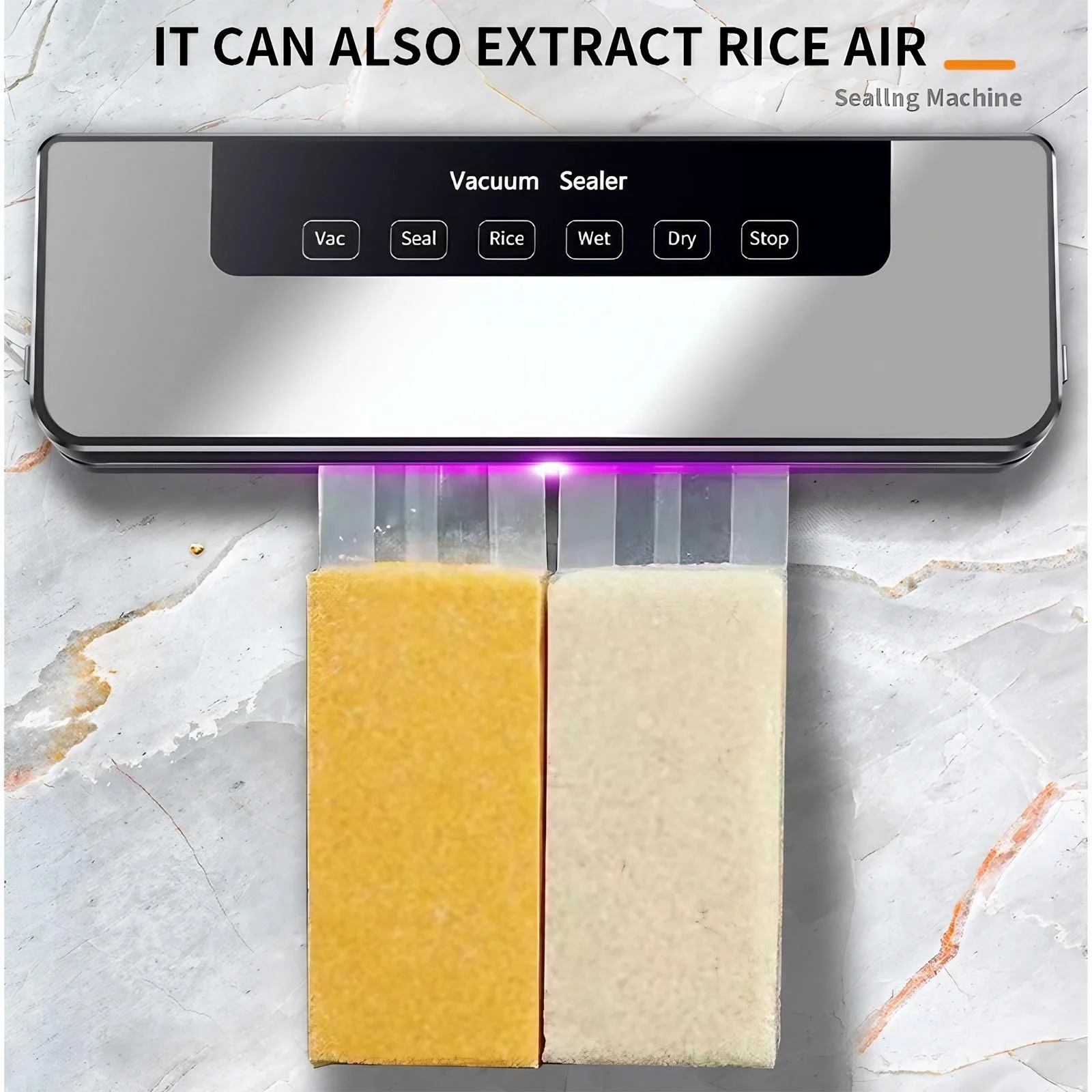 自動真空シーラー 65kPa、高耐久性、乾燥・湿潤・油・粉末 - Food Vacuum Sealer Machine のレビューと価格