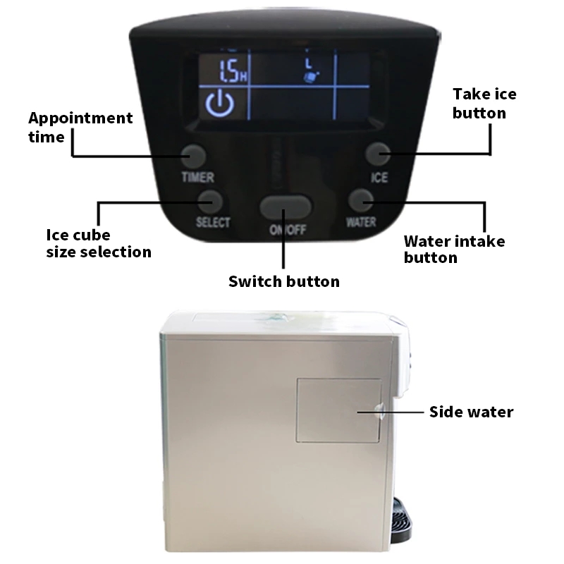 # 12kg/24時間 家庭用小型製氷機 自動給水 多機能製 - Small Appliances のレビューと価格