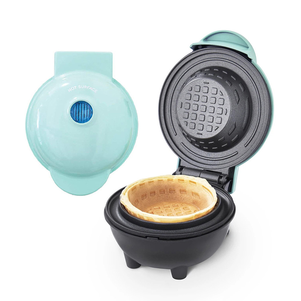 新型ミニワッフルボウルメーカー 110V/220V 朝食マシ - Mini Waffle Maker Machine のレビューと価格